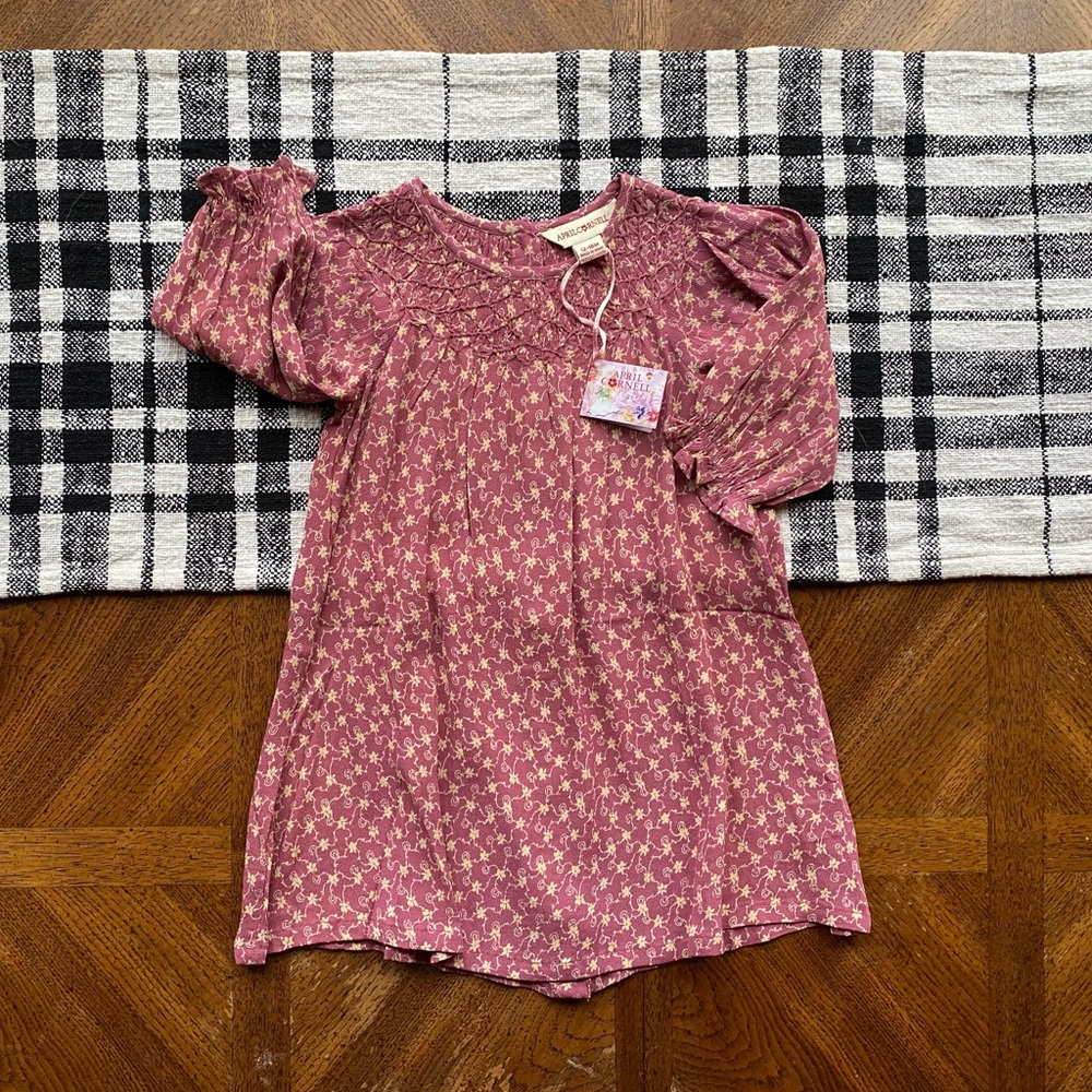 April Cornell toddler dress NWT